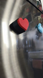 Magnetic Heart Fidget Clicker, 3D Printed Fridge Toy