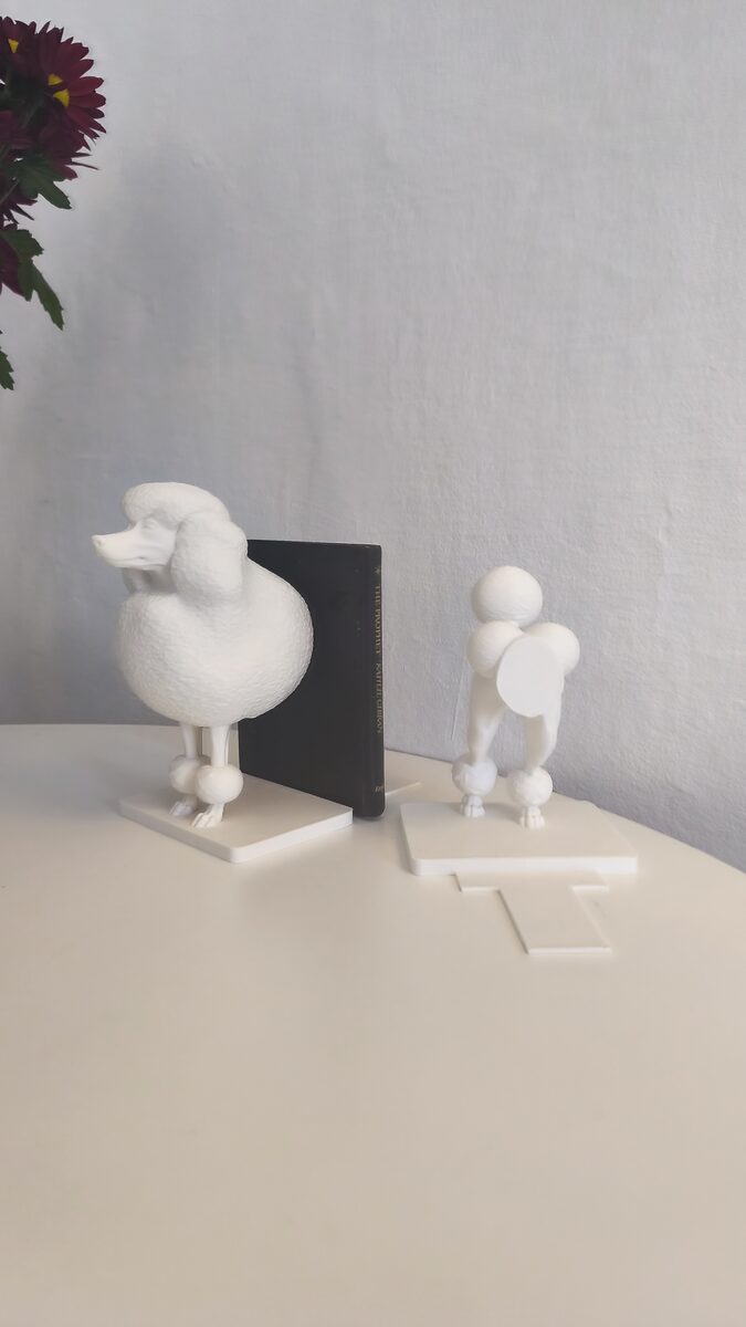 Poodle Book Holder
