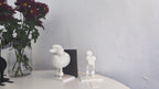 Poodle Bookend Pair, 3D Printed Curly Coat Book Holder