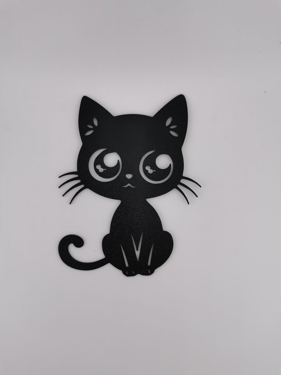 2D Cute Cartoon Cat Wall Art