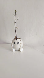 Avocado Egg Planter, Cute 3D Printed Seed Starter Pot