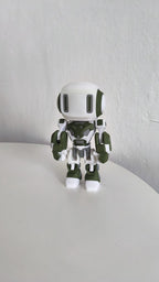 Articulated Robot Figure, 3D Printed Poseable Desk Toy