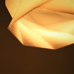 Twisted Hexagon Pendant Lamp Shade, 3D Printed Light Diffuser