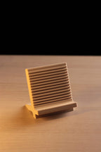 Ribbed Stripe Phone Stand, 3D Printed Desk Accessory