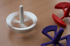 Kaca Orbital Spinning Top, 3D Printed Kinetic Desk Toy