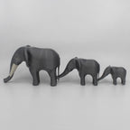 African Elephant Family Toy, 3D Printed Rolling Set