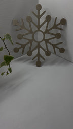 Giant Snowflake Magnet, 3D Printed Fridge and Peephole Decor