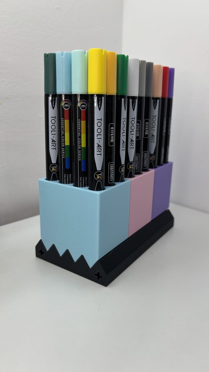 Modular & Customizable Desk Markers/pens Organizer