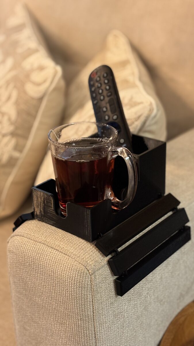 Flexi-Grip Couch Armrest Organizer, Cup Holder and Remote Caddy