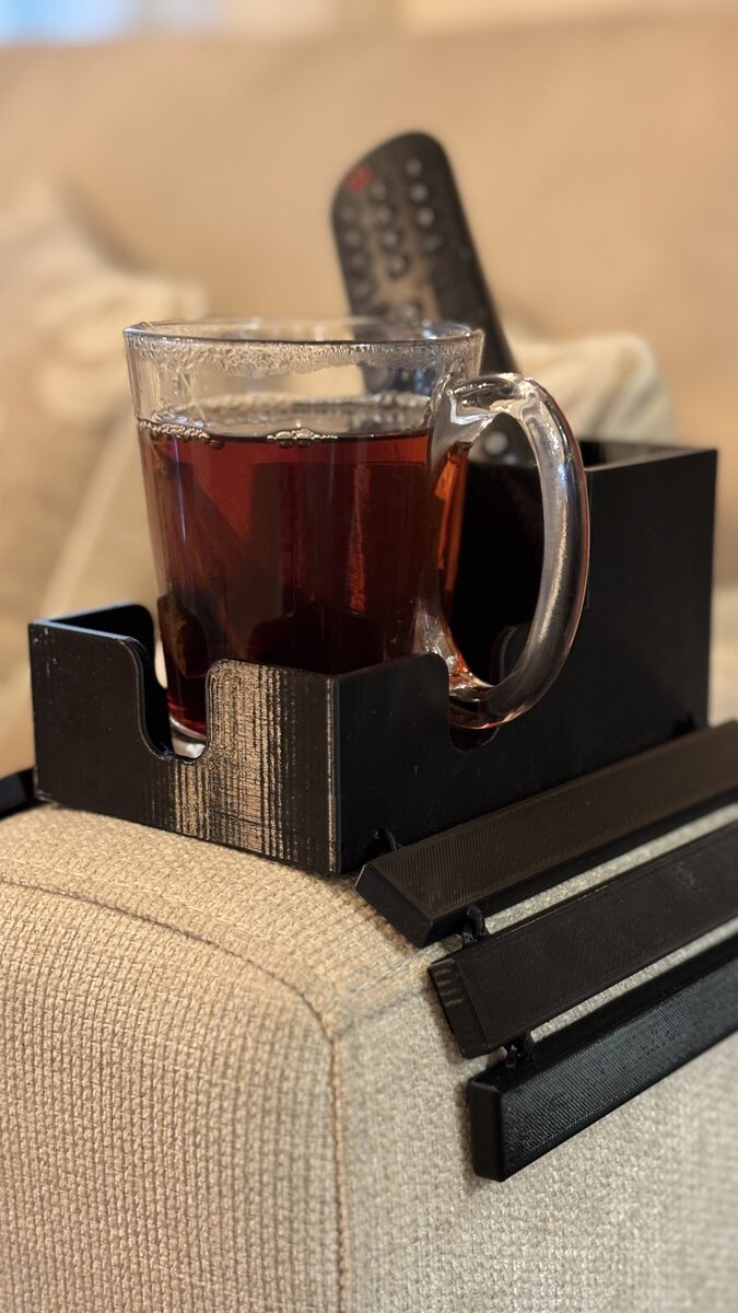 Flexi-Grip Couch Armrest Organizer, Cup Holder and Remote Caddy