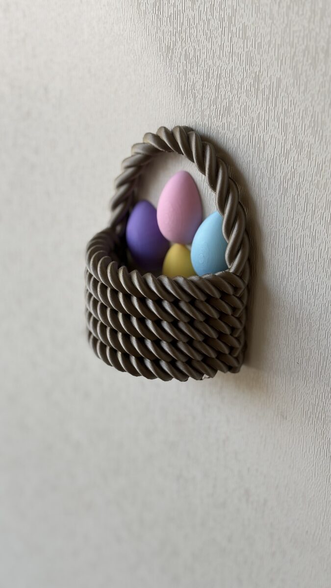 Easter Basket & Eggs Fridge Magnets