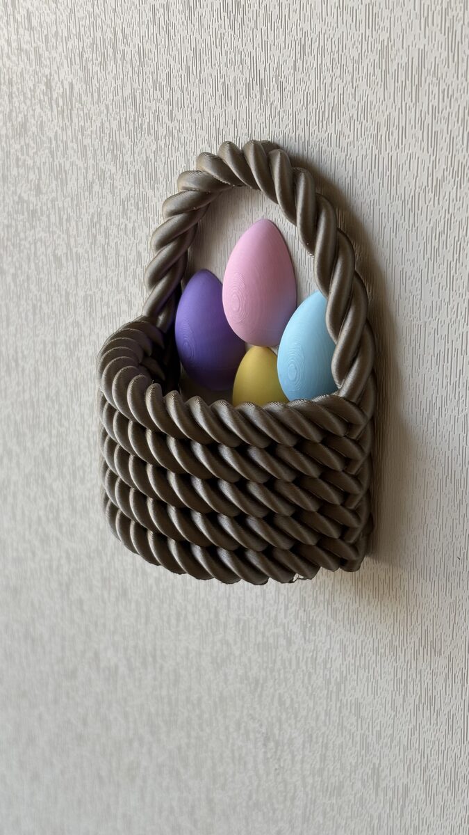Easter Basket & Eggs Fridge Magnets