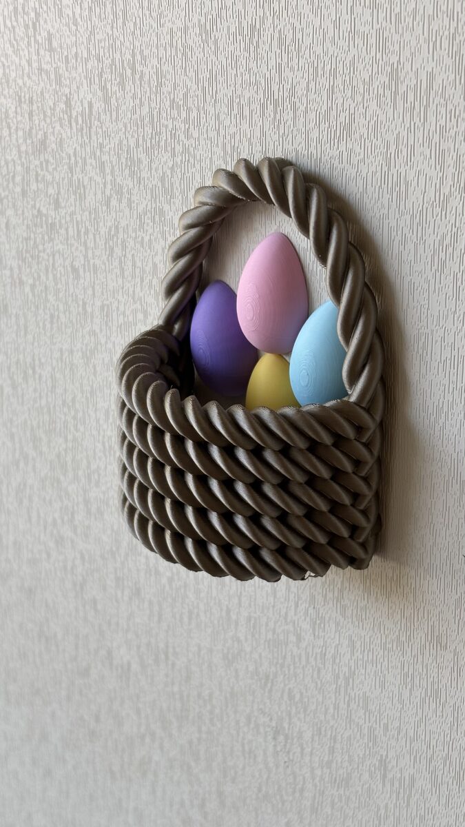 Easter Basket & Eggs Fridge Magnets