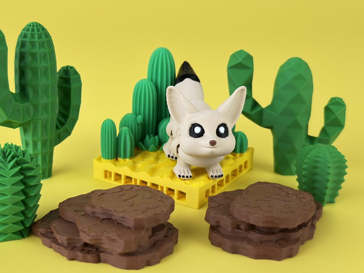 Desert Fennec Fox - Articulated Flexi Figure