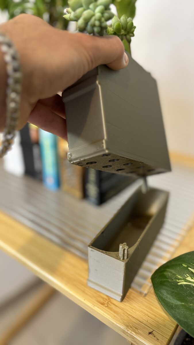 Book-shaped Bookend Planter