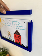 A4 Top-Loading Wall Frame, Hinged Multi-Page Display