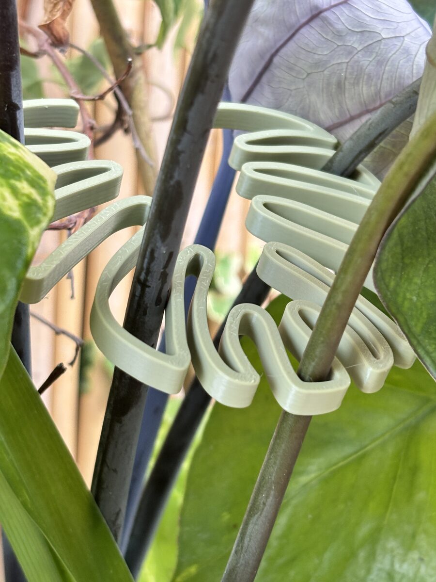 Plant Stem Support Monstera Shaped