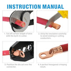 Iwiss IWS - 1040S Battery Cable Terminal Lug Crimping Tool - OzFDM