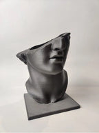 Venus Bust Sculptural Vase, 3D Printed Classical Planter