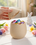 Cracked Eggshell Trinket Box, 3D Printed Two Piece Easter Egg