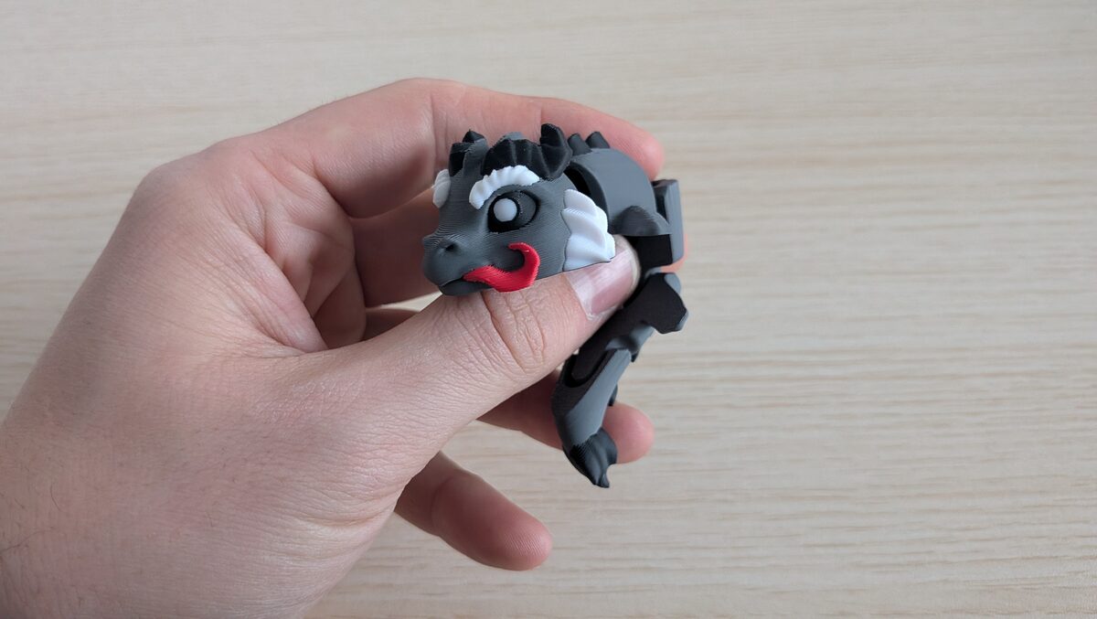 Krampus Dragon - Articulated Figure Keychain