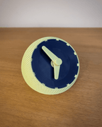 Angled RippleMesh Table Clock, 3D Printed Desk Decor