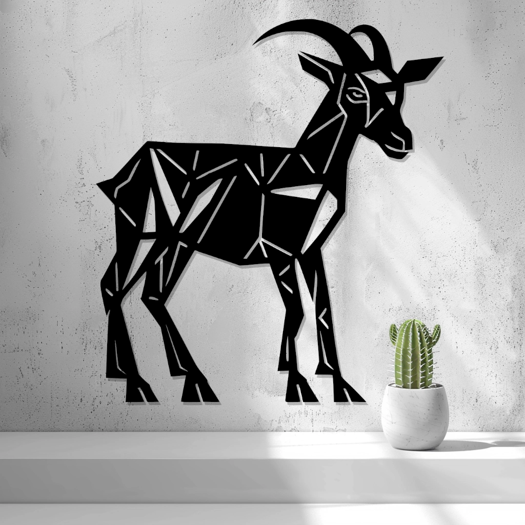 2d Low Poly Goat