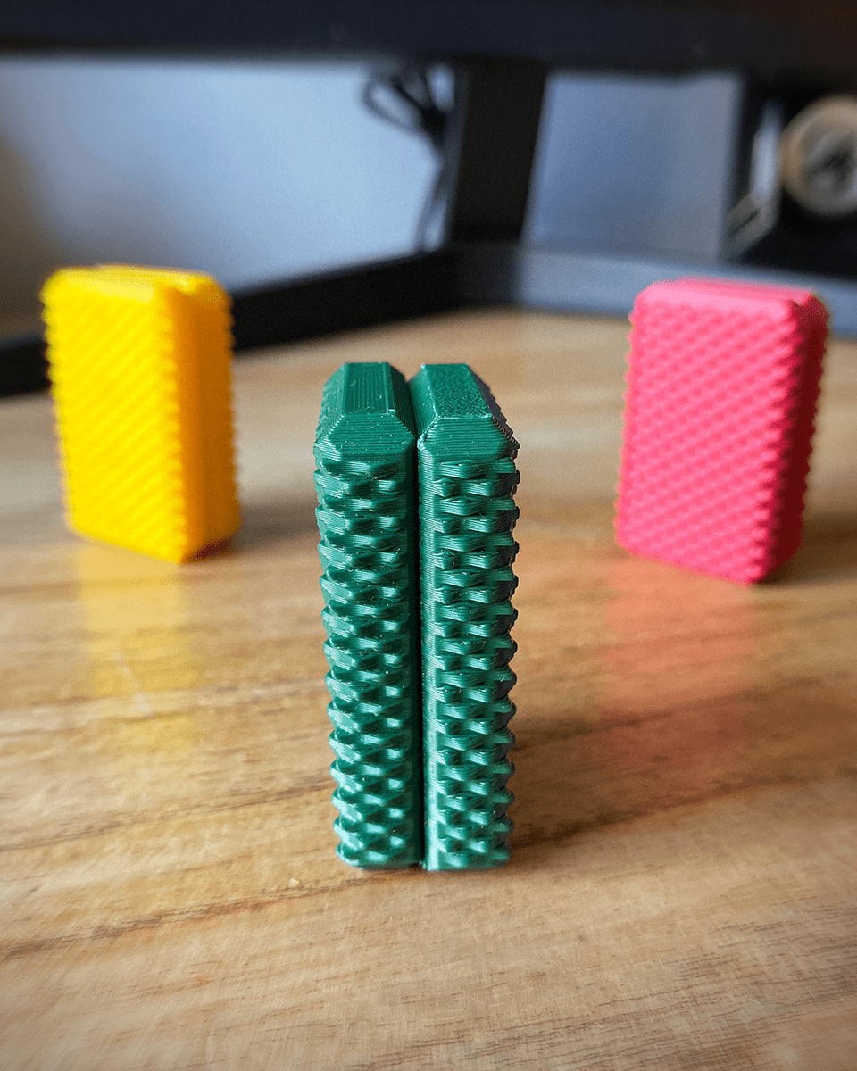 Maglock Magnetic Fidget Block, Ripple Texture Stress Toy