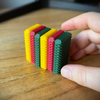 Maglock Magnetic Fidget Block, Ripple Texture Stress Toy
