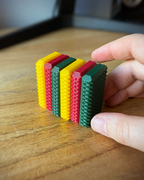 Maglock Magnetic Fidget Block, Ripple Texture Stress Toy