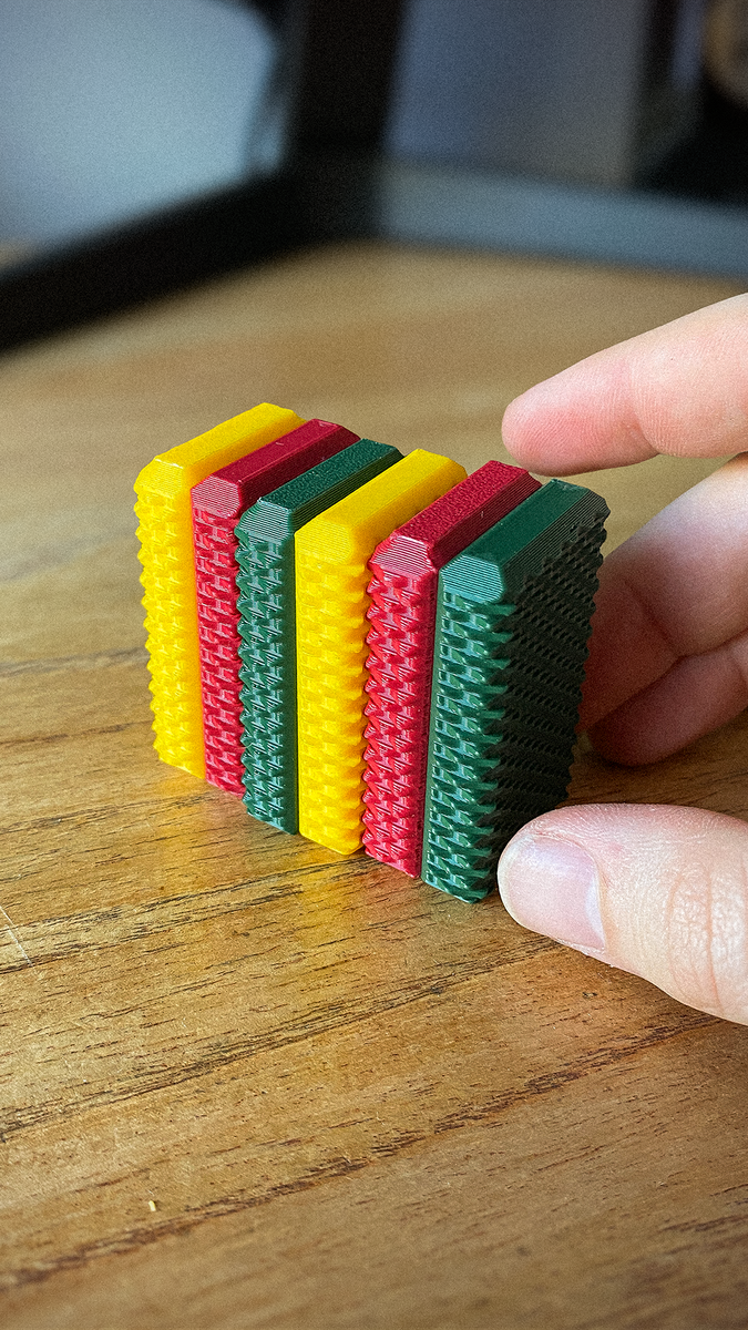 Maglock Magnetic Fidget Block, Ripple Texture Stress Toy