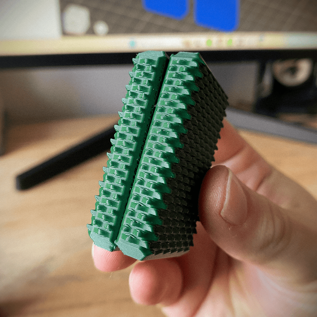 Maglock Magnetic Fidget Block, Ripple Texture Stress Toy