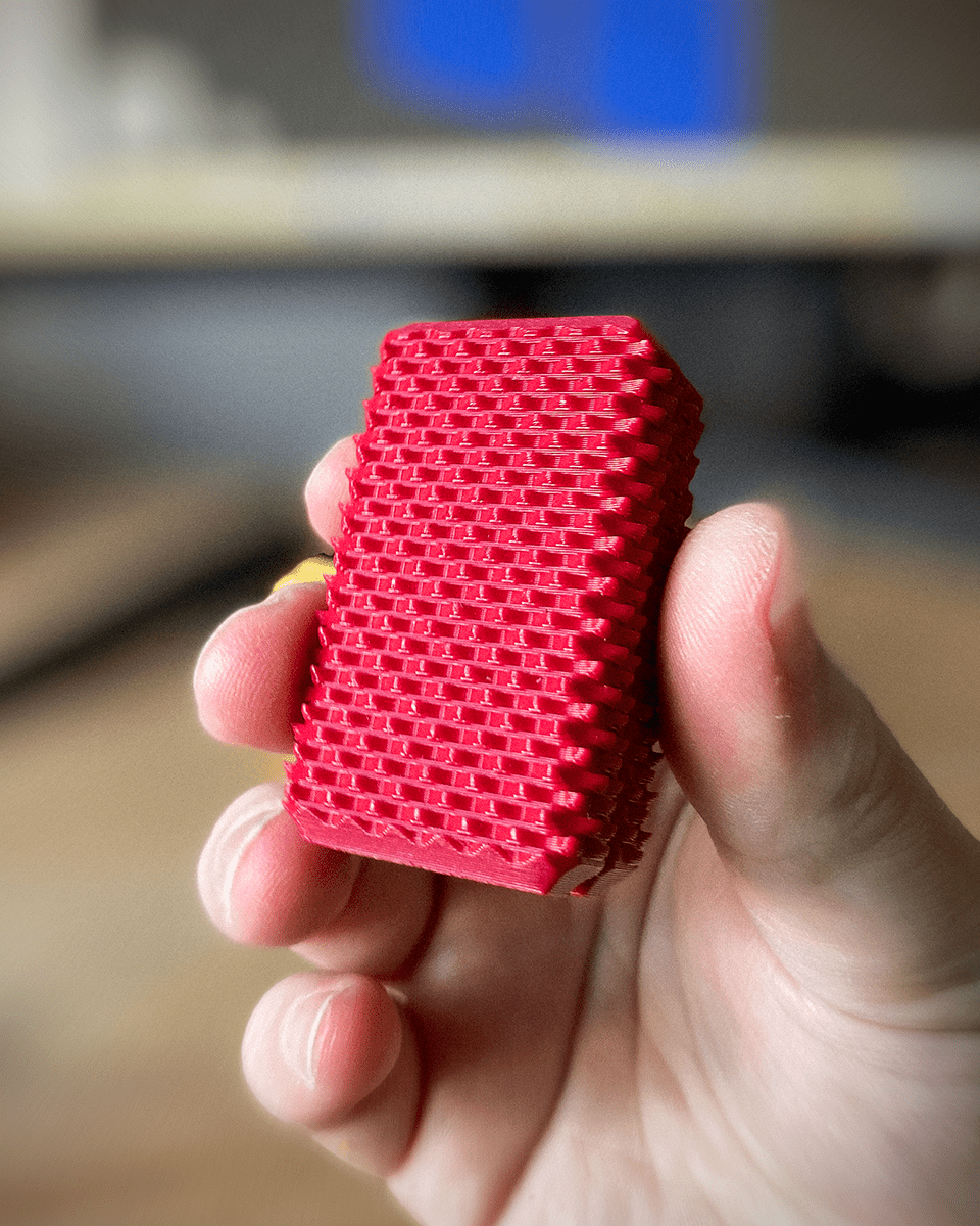 Maglock Magnetic Fidget Block, Ripple Texture Stress Toy