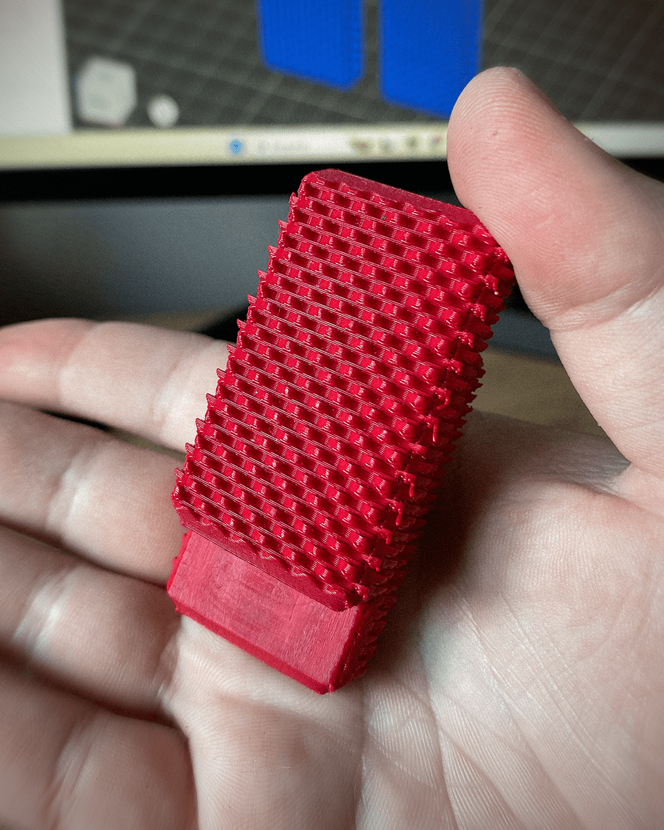 Maglock Magnetic Fidget Block, Ripple Texture Stress Toy