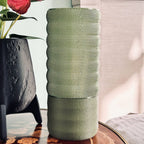 Woven Table Lamp, 3D Printed Textured Mesh Bedside Light