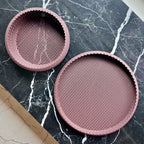 Woven Lattice Catchall Bowl and Plate, 3D Printed Home Decor