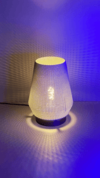 Ripple Mesh Adaptive Lampshade, 3D Printed Pendant Lamp Cover