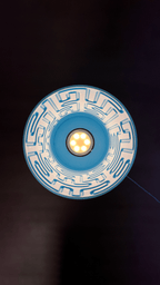 Maze Labyrinth Table Lamp, 3D Printed LED Accent Light