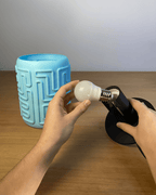 Maze Labyrinth Table Lamp, 3D Printed LED Accent Light