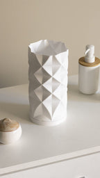 Diamond Facet Lampshade, 3D Printed Swap Shade for Lamp Base