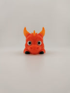 Flexi Dragon Fidget Toy, 3D Printed Articulated Keychain