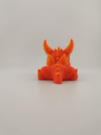 Flexi Dragon Fidget Toy, 3D Printed Articulated Keychain