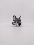 Flexi Wolf Fidget Toy, 3D Printed Articulated Wolf Figurine