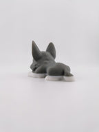 Flexi Wolf Fidget Toy, 3D Printed Articulated Wolf Figurine