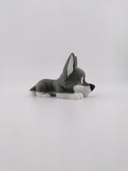 Flexi Wolf Fidget Toy, 3D Printed Articulated Wolf Figurine