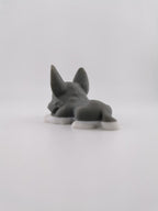 Flexi Wolf Fidget Toy, 3D Printed Articulated Wolf Figurine