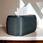 Wicker Tissue Box Cover, 3D Printed Woven Decor