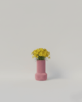 Niza Fluted Two-Tier Vase, 3D Printed Ribbed Home Decor