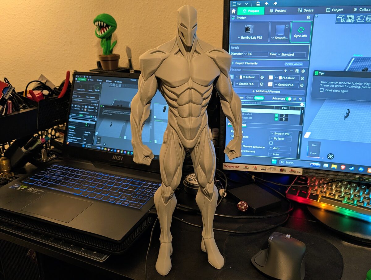 Null Sentinel - Male Anatomy Sculpture