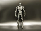 Null Sentinel Sci-Fi Statue, 3D Printed Anatomy Figure